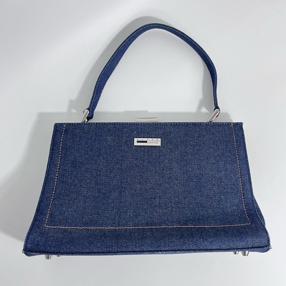 GUESS Y2K Denim Mini Shoulder Bag Purse - Picture 1 of 10